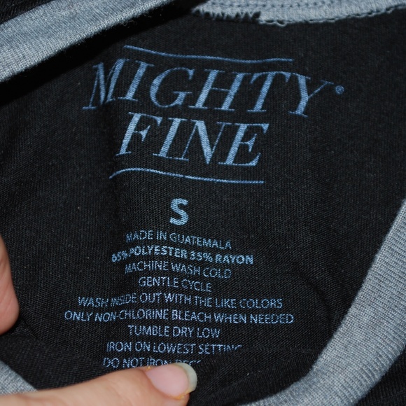 Mighty Fine Moon Phase Black T Shirt Sz S - Picture 4 of 4